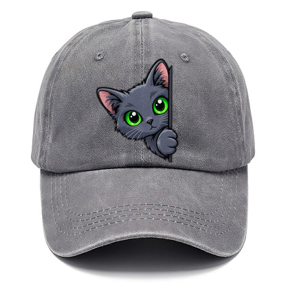 Russian Blue Side Peek Peeking Cats Classic Cap – Urban Haze