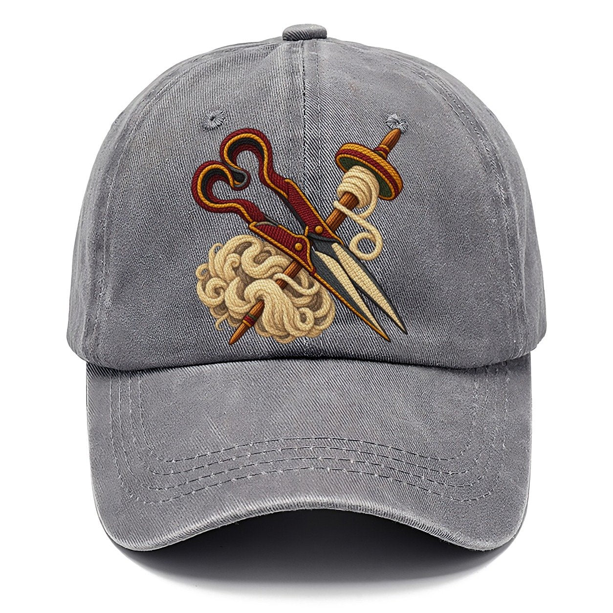 Welsh Wool Shears Spindle And Fleece Uk Culture Heritage Classic Cap – Urban Haze