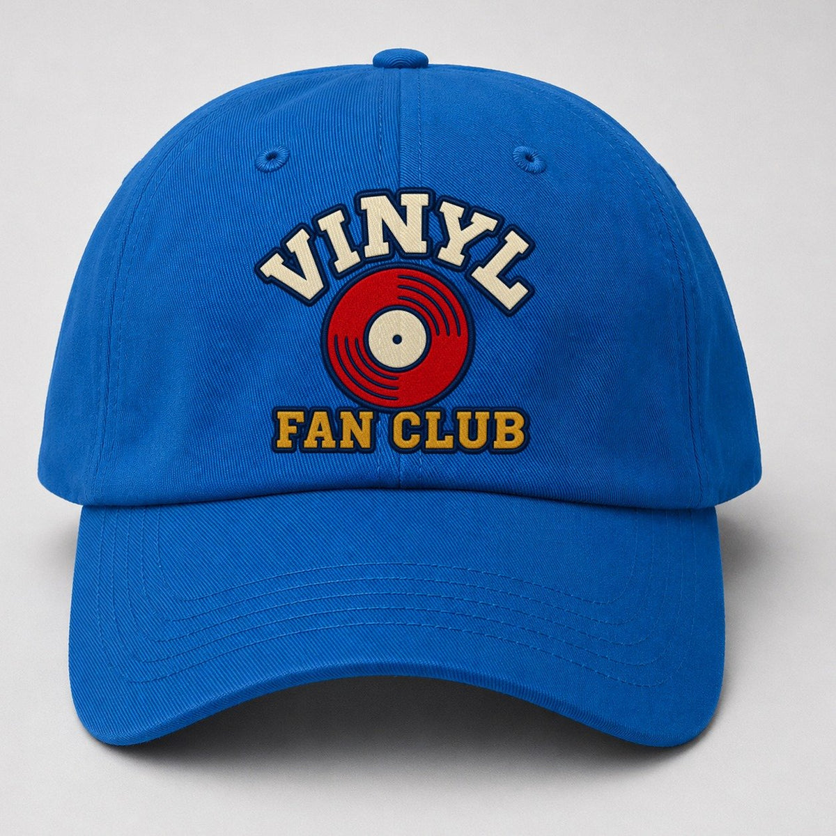 Vinyl Fan Club Baseball Cap – Blue