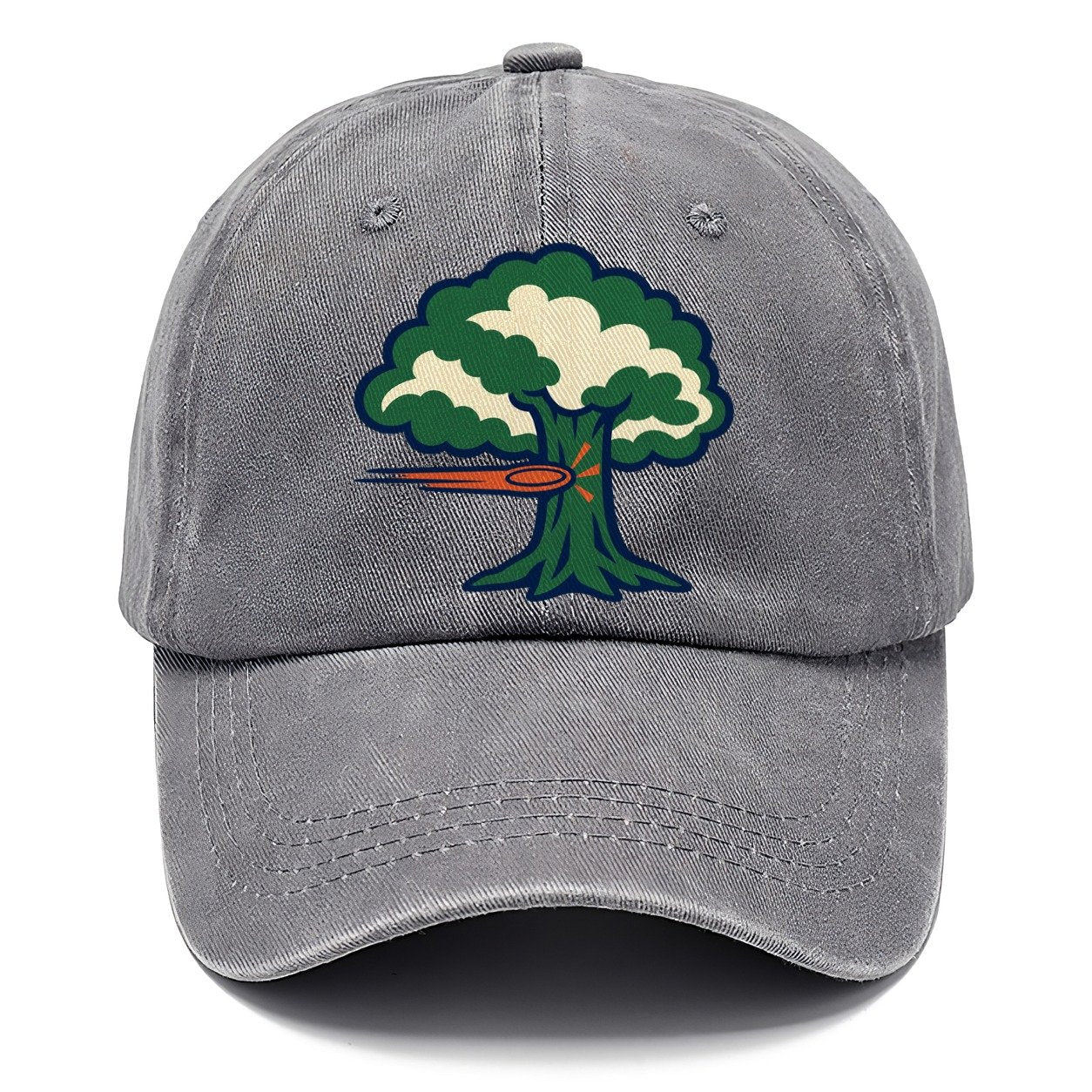 Tree Impact Diagram Disc Golf Classic Cap – Urban Haze