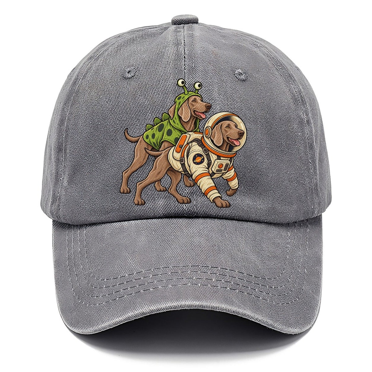 2 Weimaraners In Halloween Costumes Hdp 34 Parade Lineup Halloween Dog Parade Classic Cap – Urban Haze