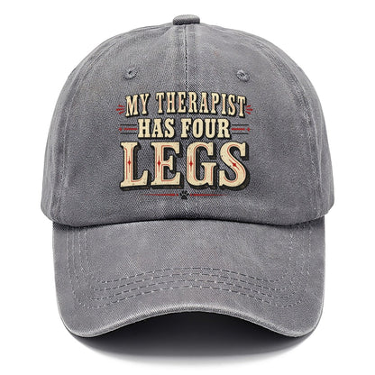 My Therapist Has Four Legs American Wit Classic Cap – Urban Haze