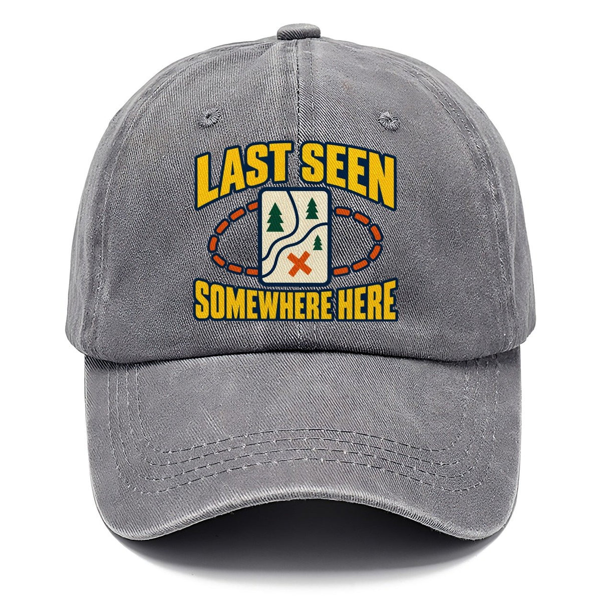 Last Seen Somewhere Here Disc Golf Classic Cap – Urban Haze