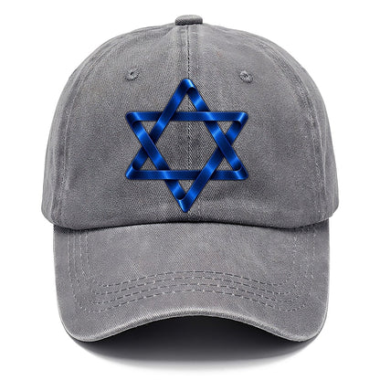 Star Of David Single Line Judaism Heritage Classic Cap – Urban Haze