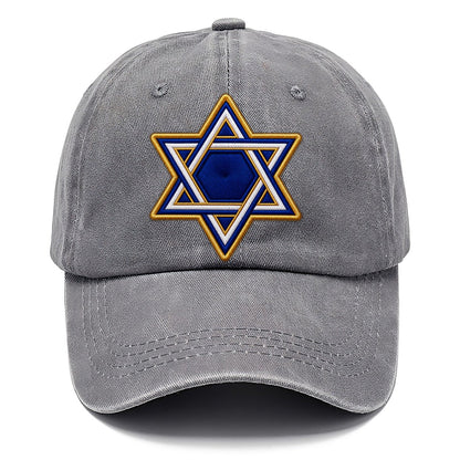 Star Of David Embroidered Patch Judaism Heritage Classic Cap – Urban Haze
