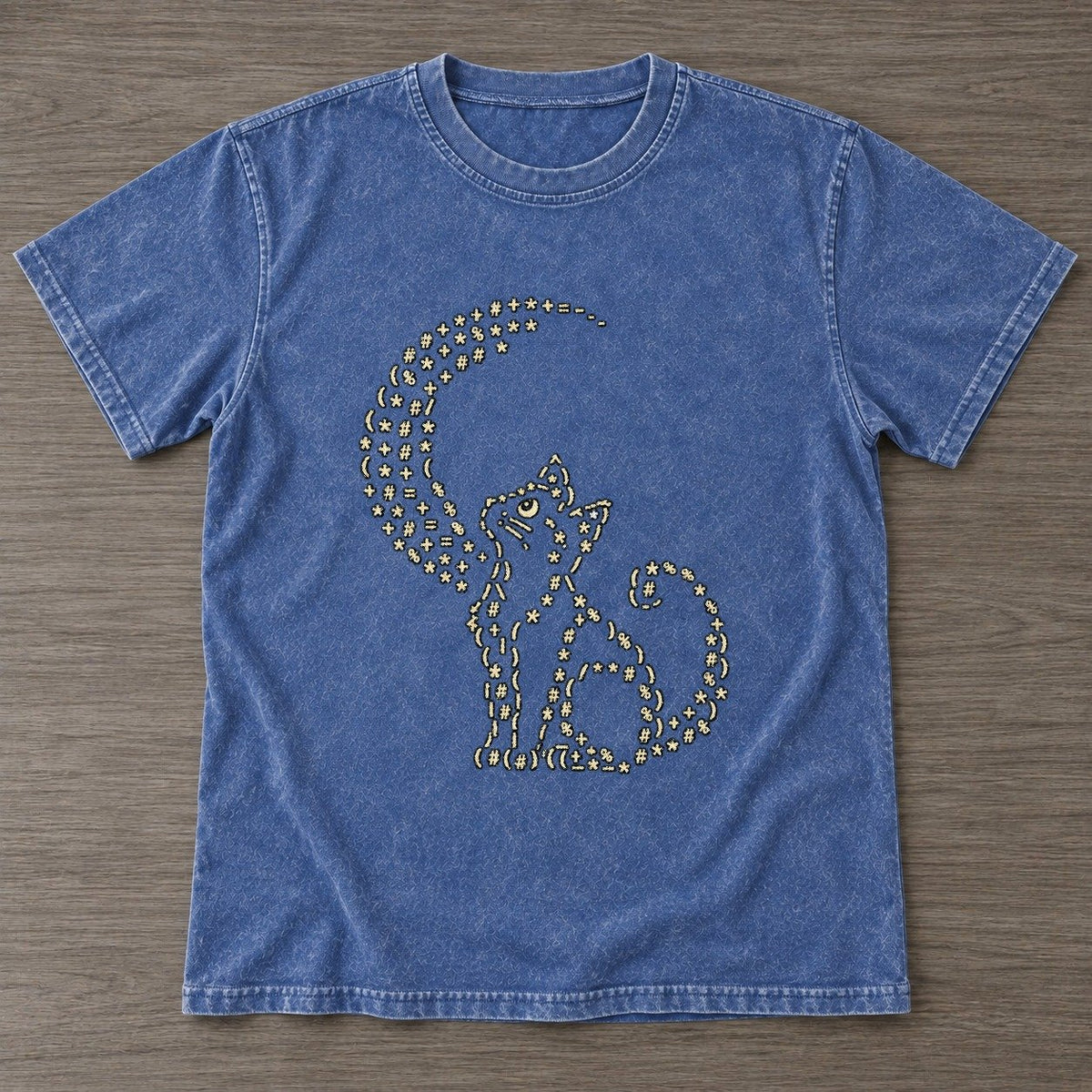 Washed Blue — front view