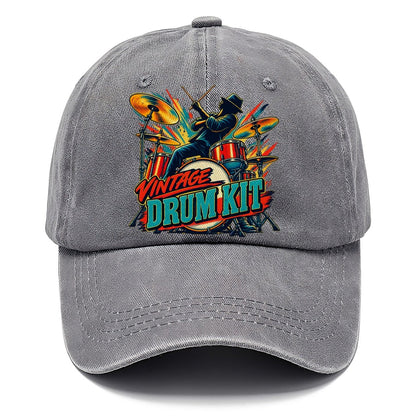 Vintage Drum Kit Music Instruments Classic Cap – Urban Haze