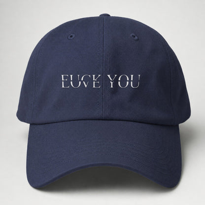 fucklove-you-classic Baseball Cap – Twilight Navy