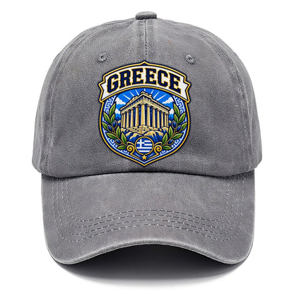 Greece Retro Badge Country Logos Classic Cap – Urban Haze