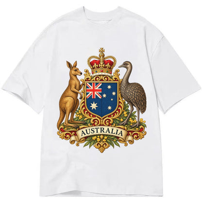 Heritage Coat Badge Classic T-shirt – White