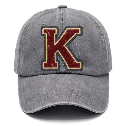Varsity Chenille K Monogram Classic Cap – Urban Haze