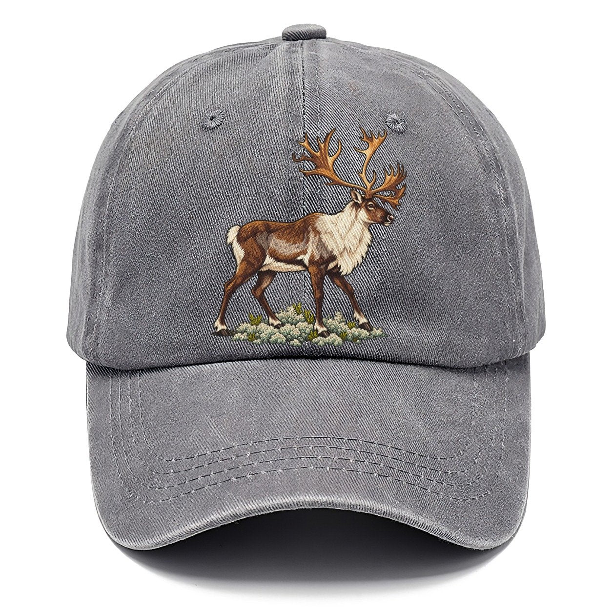 Woodland Caribou And Reindeer Lichen Canada Cultural Icons Classic Cap – Urban Haze