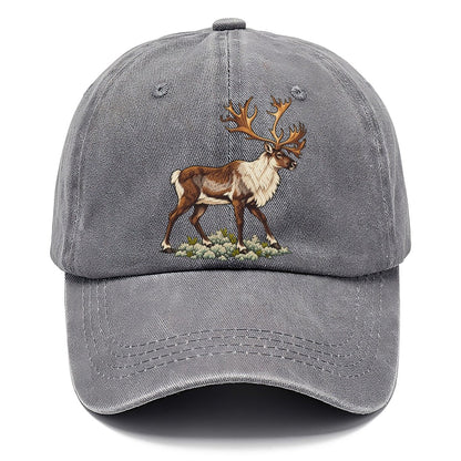 Woodland Caribou And Reindeer Lichen Canada Cultural Icons Classic Cap – Urban Haze
