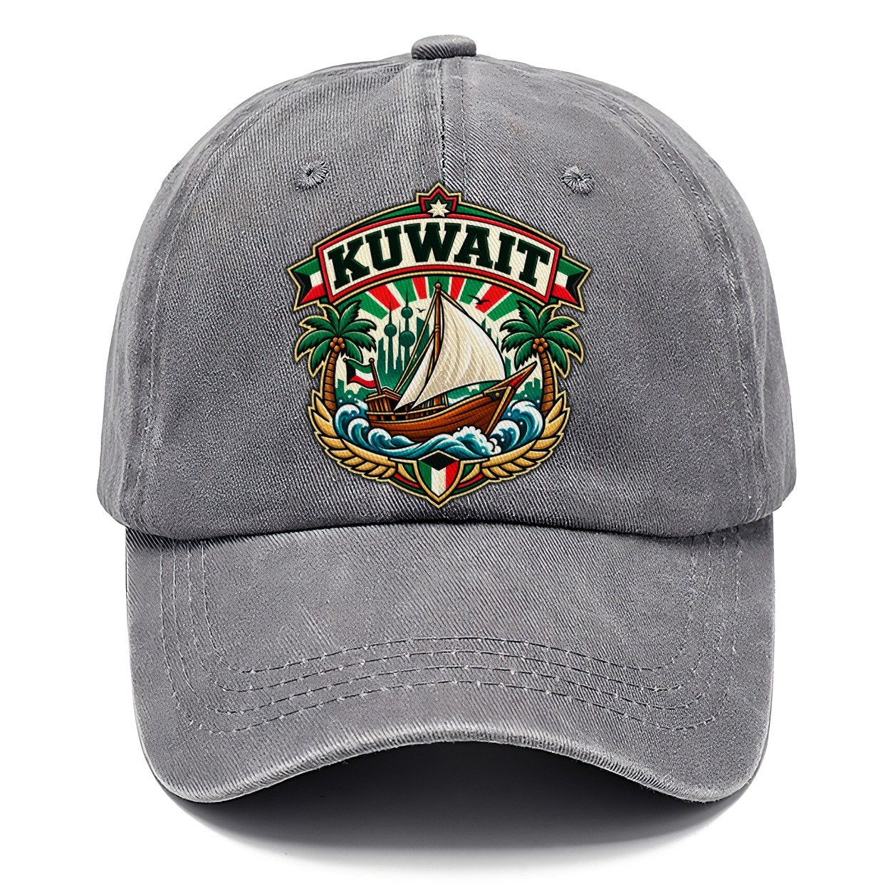 Kuwait Retro Badge Country Logos Classic Cap – Urban Haze