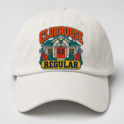 Clubhouse Regular Golf Life Baseball Cap – Off White