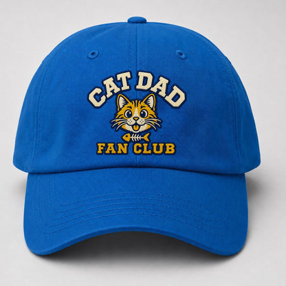 Cat Dad Fan Club Baseball Cap – Blue