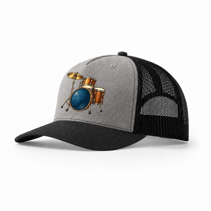 Compact Midnight Jazz Kit Pastimes Companions Trucker Hat – Grey Black