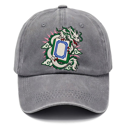 White Dragon Mahjong Game Night Classic Cap – Urban Haze