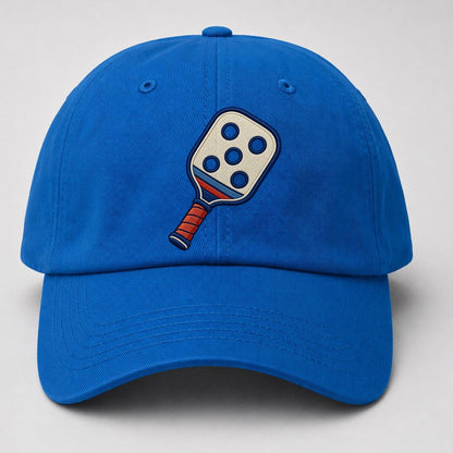 Pickleball Paddle Tiny Solo Marks Baseball Cap – Blue