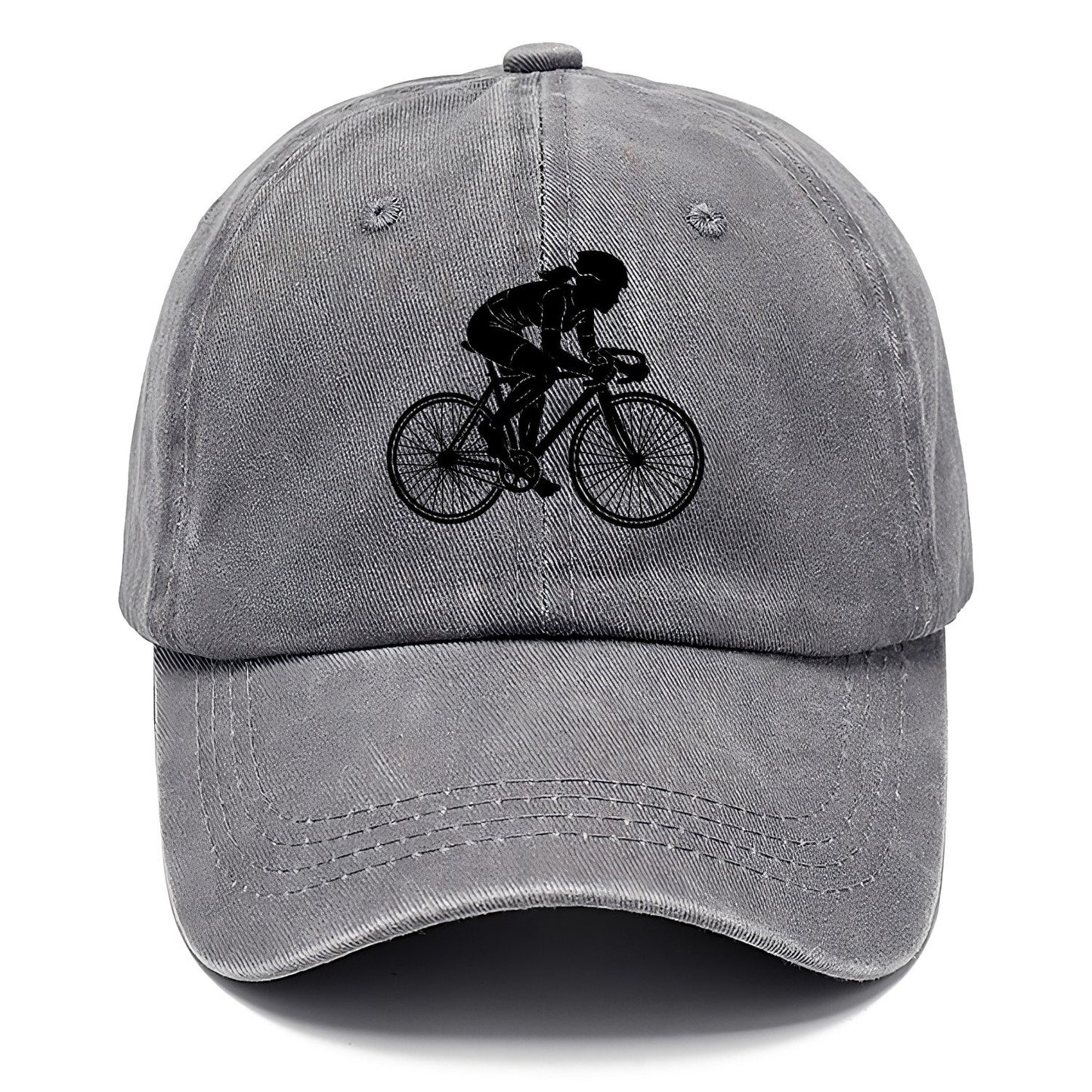 Cyclist Silhouette Classic Cap – Urban Haze