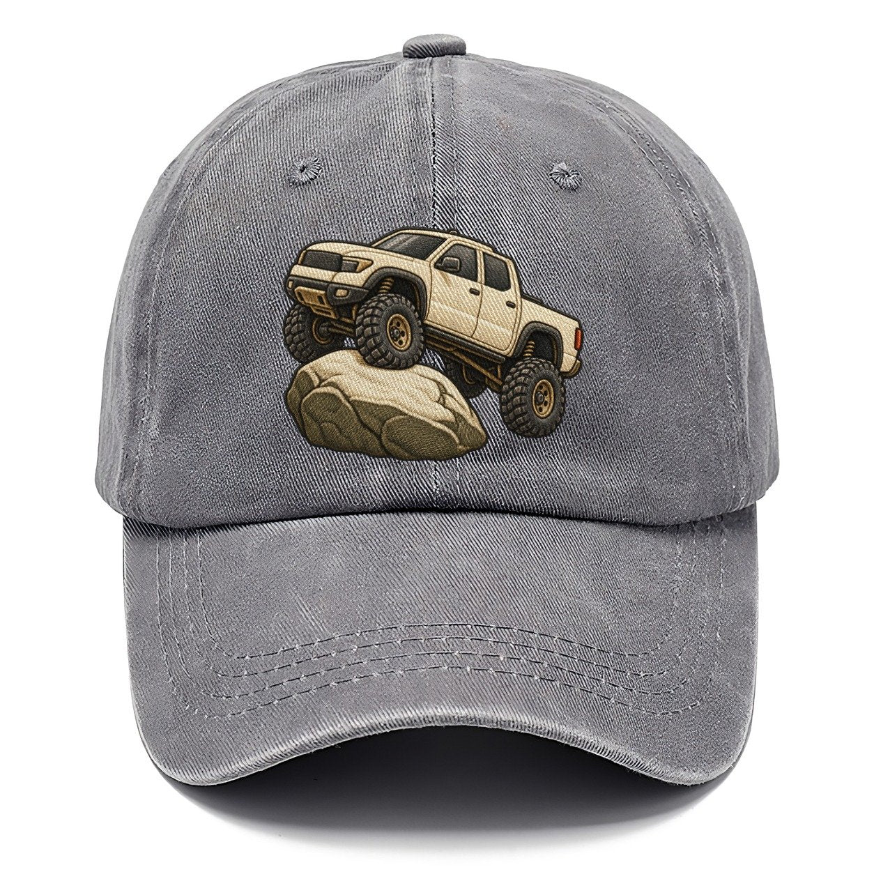 Lifted Pickup On A Boulder Off Roading And Overlanding Classic Cap – Urban Haze