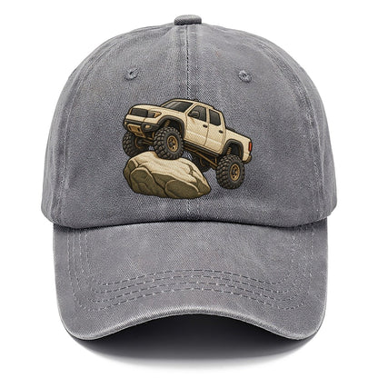 Lifted Pickup On A Boulder Off Roading And Overlanding Classic Cap – Urban Haze