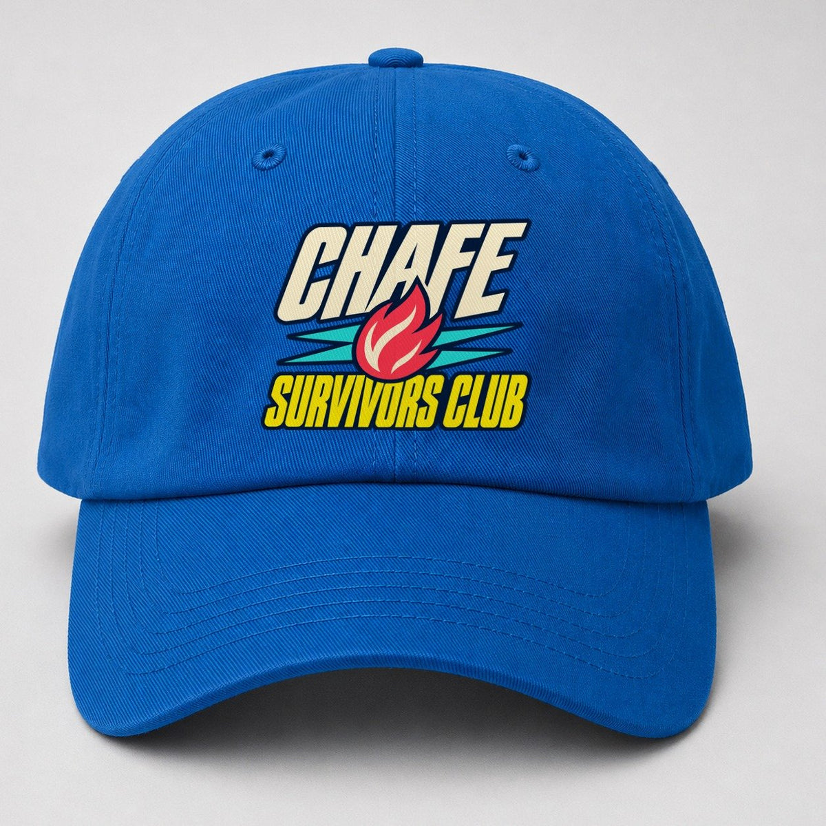 Chafe Survivors Club 90S Running Clubs Baseball Cap – Blue