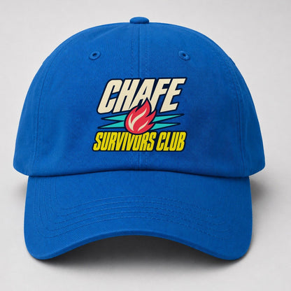 Chafe Survivors Club 90S Running Clubs Baseball Cap – Blue