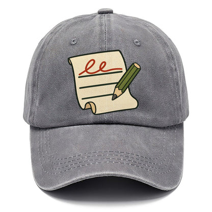 Signature Line And Pencil Geocaching Classic Cap – Urban Haze
