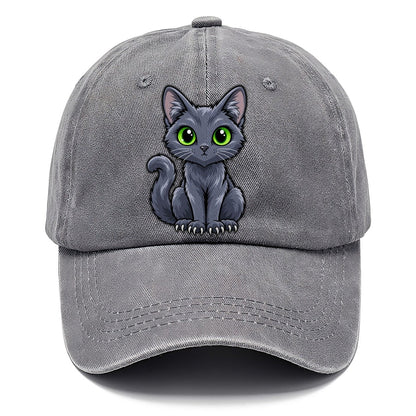 Korat Sitting Peeking Cats Classic Cap – Urban Haze