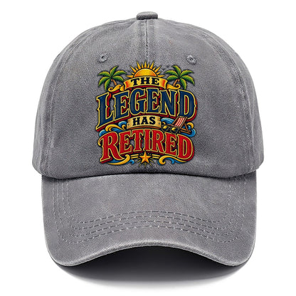 The Legend Has Retired Retired Living Classic Cap – Urban Haze