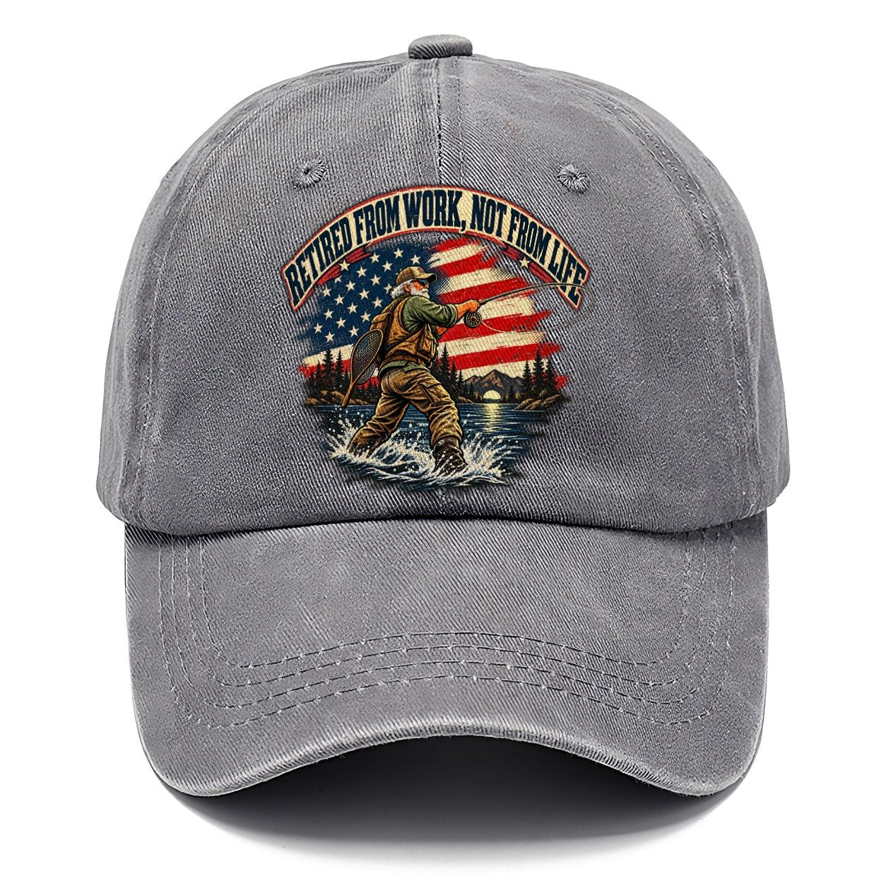 Retired From Work Not From Life Old Man Strong Classic Cap – Urban Haze