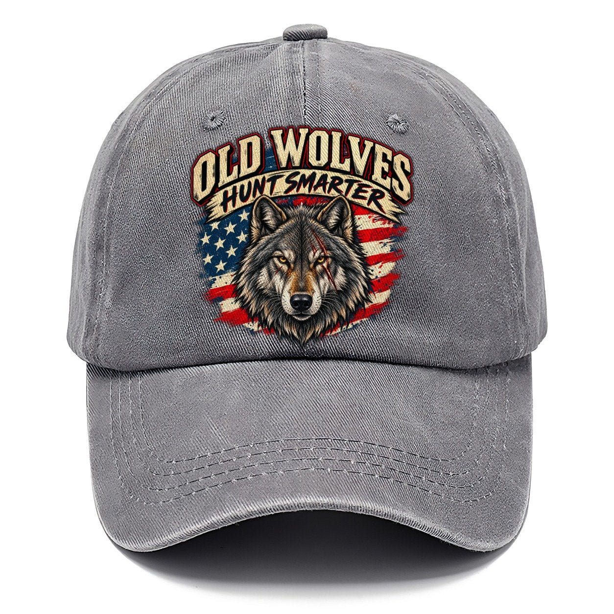 Old Wolves Hunt Smarter Old Man Strong Classic Cap – Urban Haze