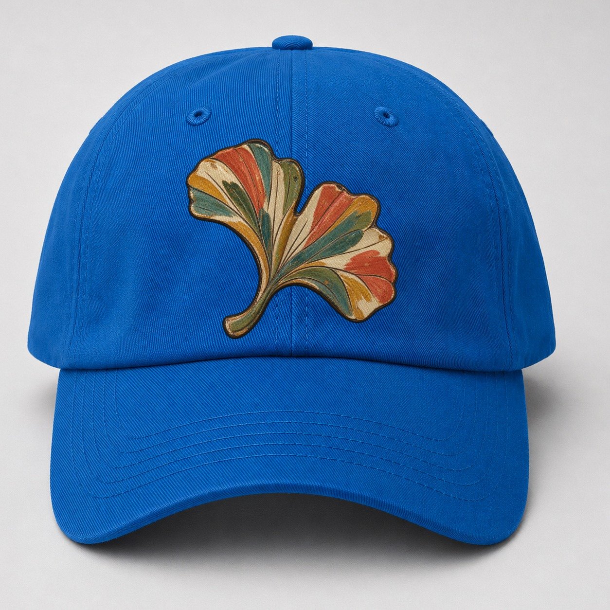 Single Ginkgo Rest Gentle Wild Baseball Cap – Blue