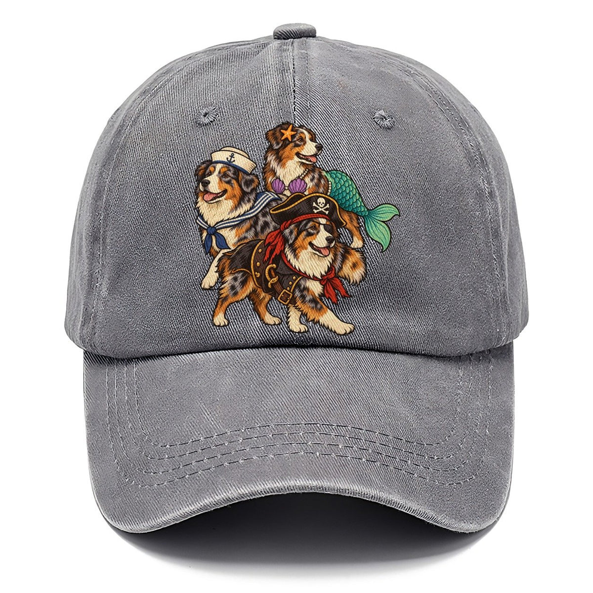 3 Australian Shepherds In Halloween Costumes Hdp 31 Parade Lineup Halloween Dog Parade Classic Cap – Urban Haze