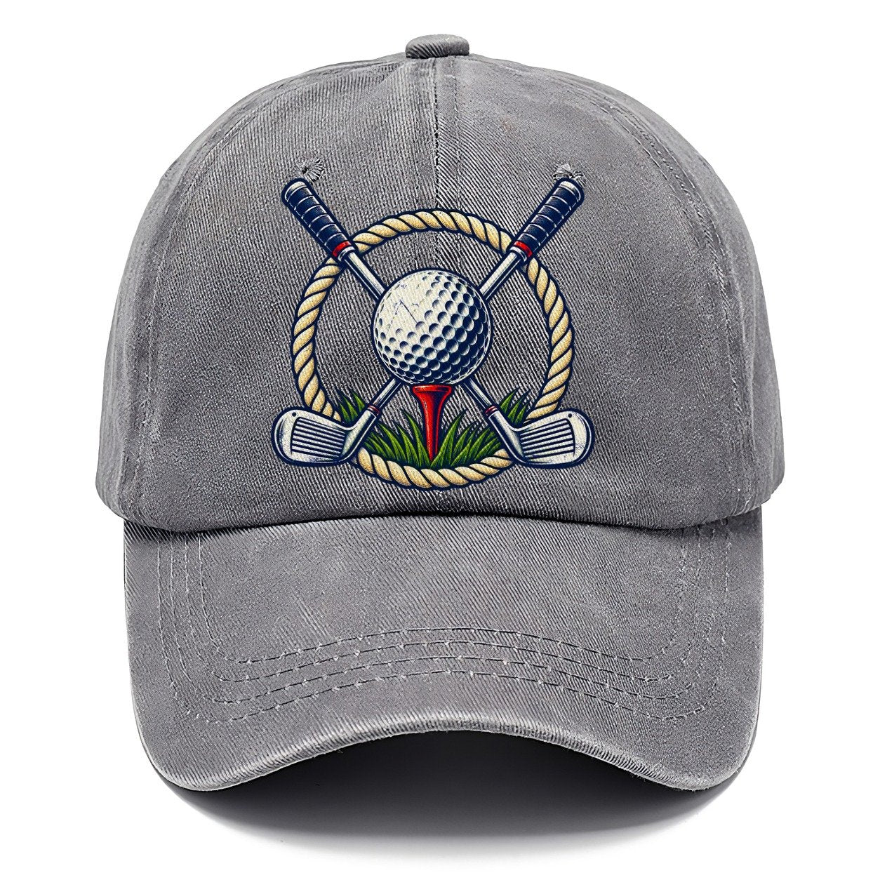 Crossed Clubs Crest Golf Life Classic Cap – Urban Haze