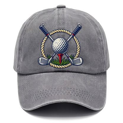Crossed Clubs Crest Golf Life Classic Cap – Urban Haze