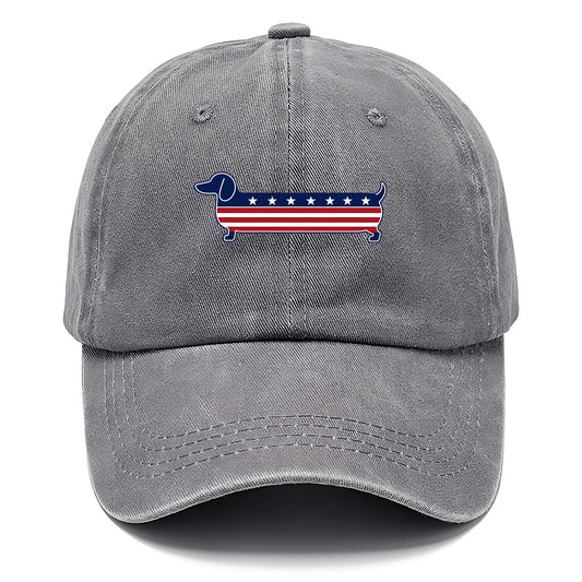 Patriotic Dachshund Flag Stripe Classic Cap – Urban Haze