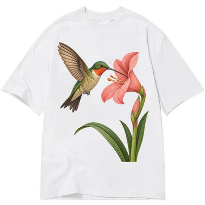 Hummingbird Haven Classic T-shirt – White