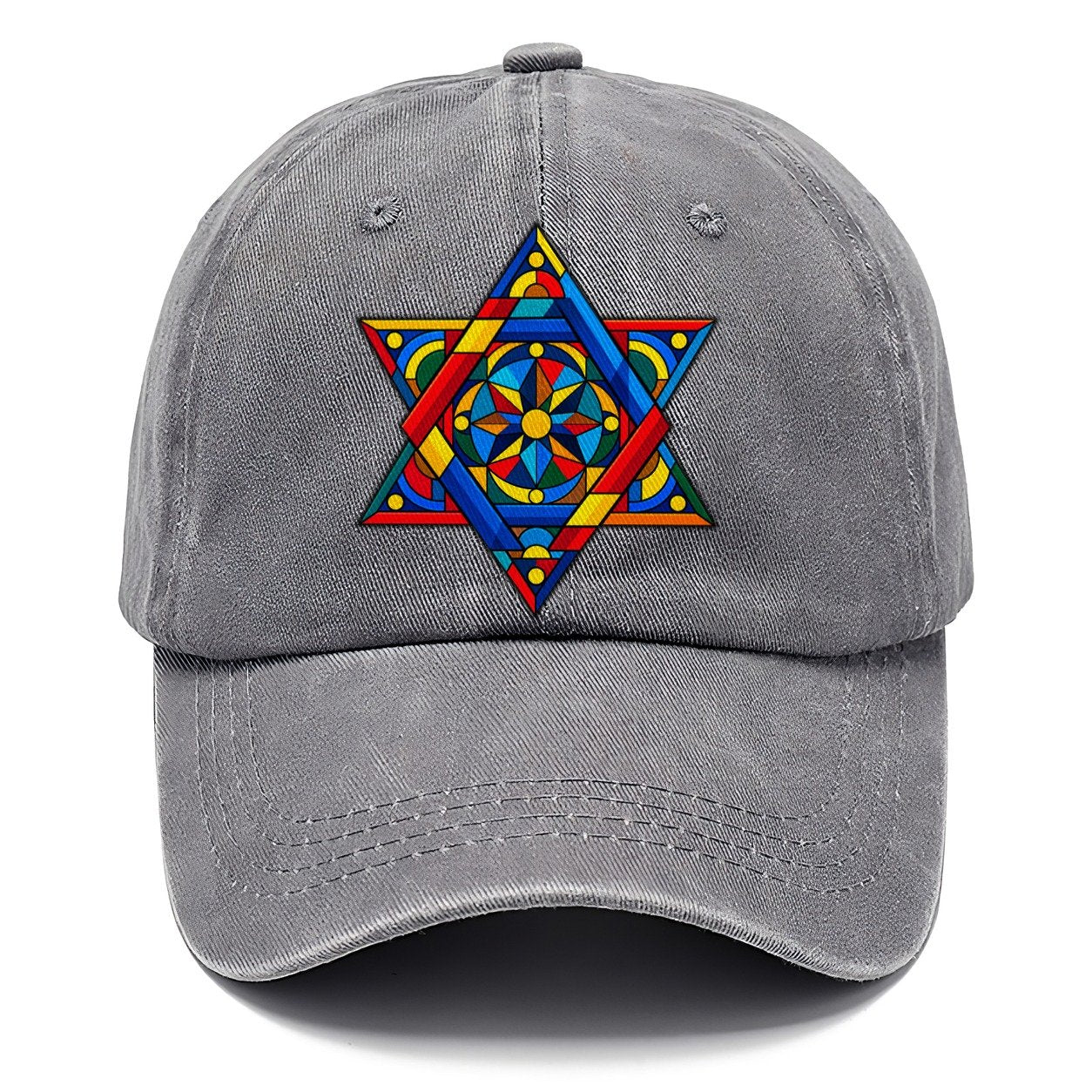 Star Of David Geometric Bauhaus Judaism Heritage Classic Cap – Urban Haze