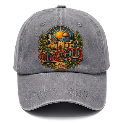 City Of Gold Lettering Jerusalem Classic Cap – Urban Haze