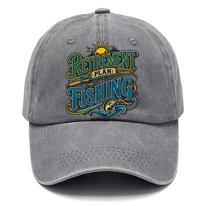 Retirement Plan Fishing Retired Living Classic Cap – Urban Haze