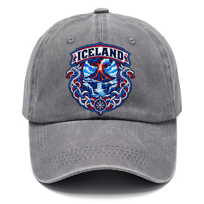 Iceland Retro Badge Country Logos Classic Cap – Urban Haze