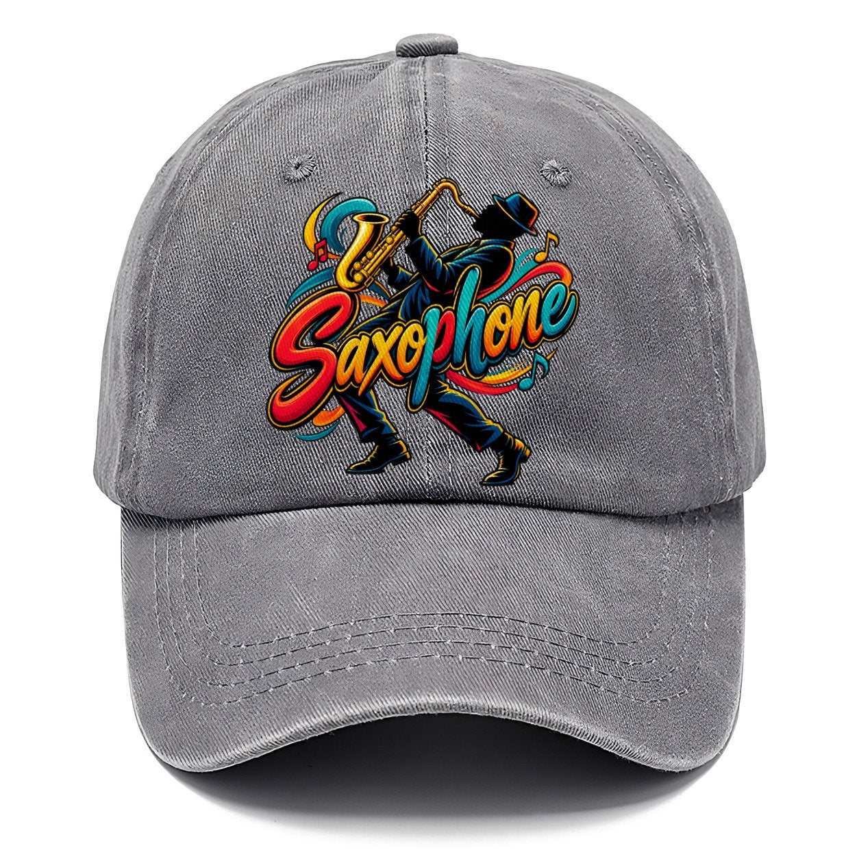 Saxophone Wordmark Music Instruments Classic Cap – Urban Haze