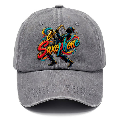 Saxophone Wordmark Music Instruments Classic Cap – Urban Haze
