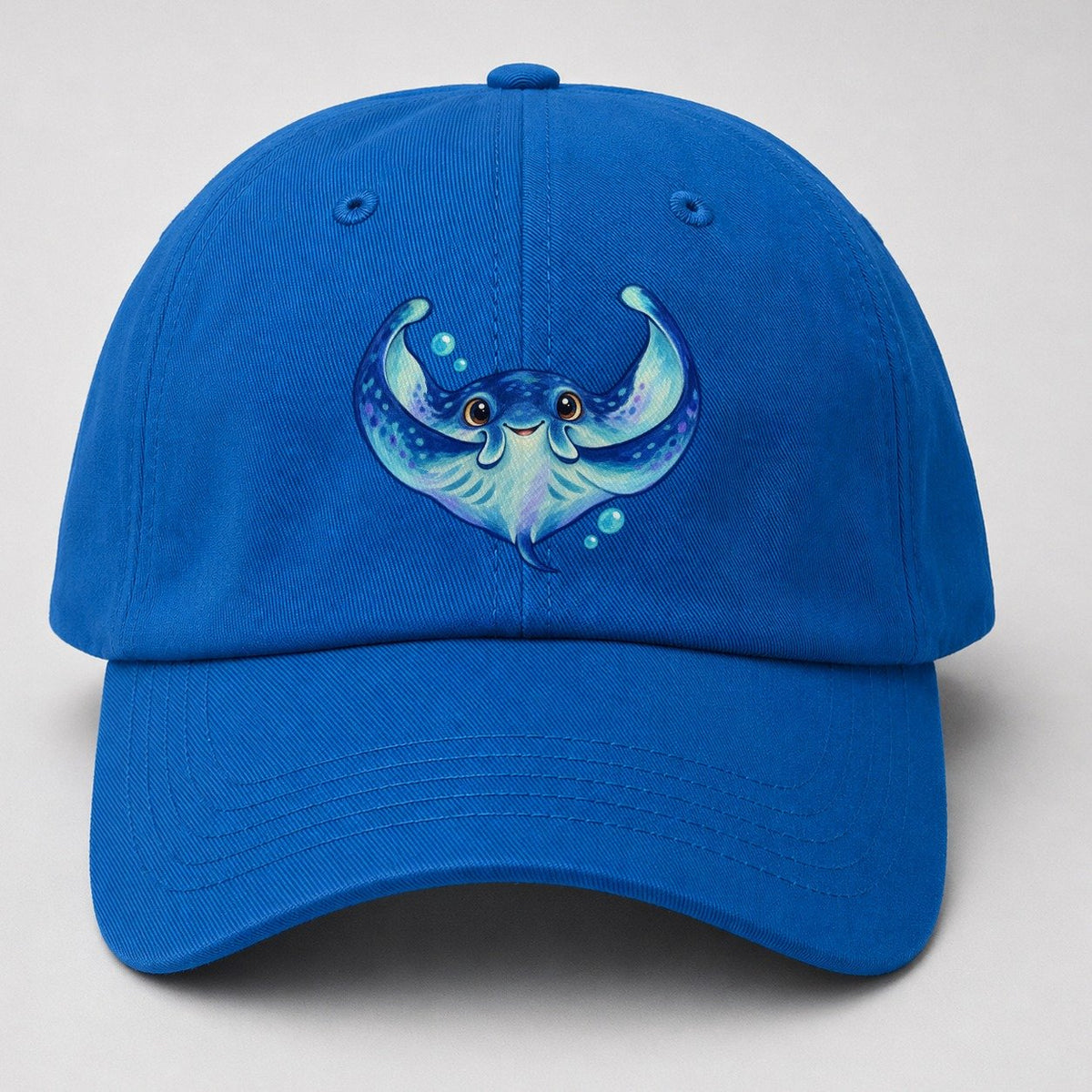 Manta Ray Wing Hug Sea Sprite Baseball Cap – Blue