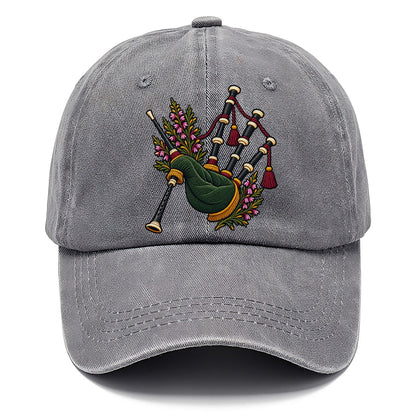 Scottish Bagpipes And Heather Uk Culture Heritage Classic Cap – Urban Haze