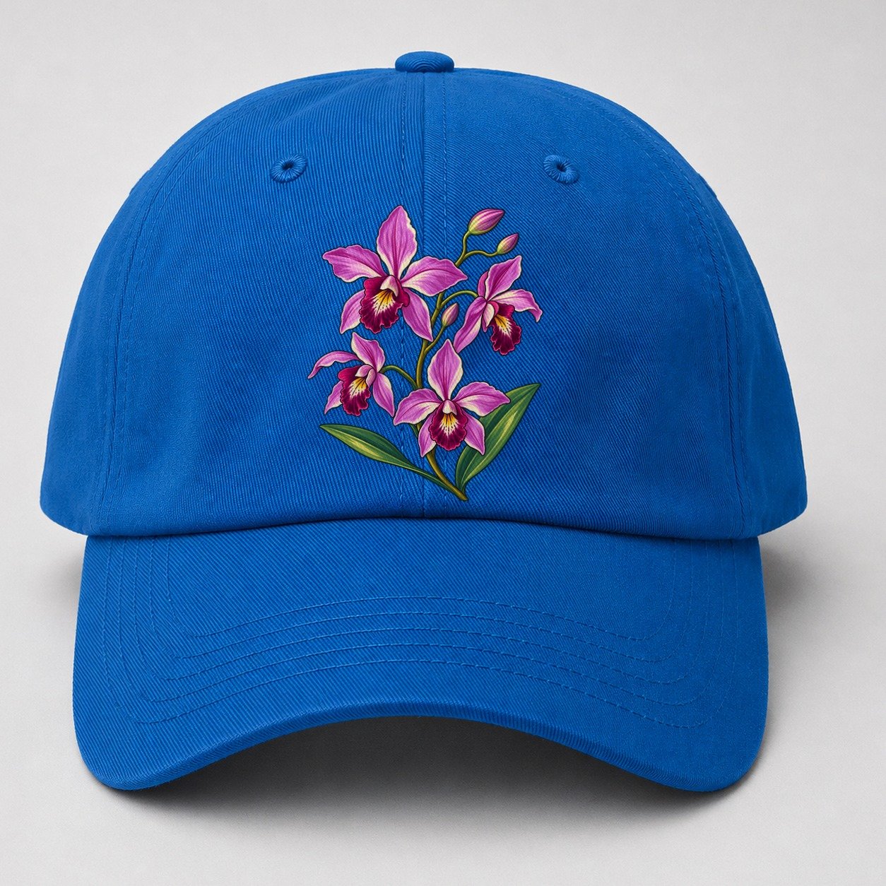 Queensland Cooktown Orchid Australia Cultural Icons Baseball Cap – Blue