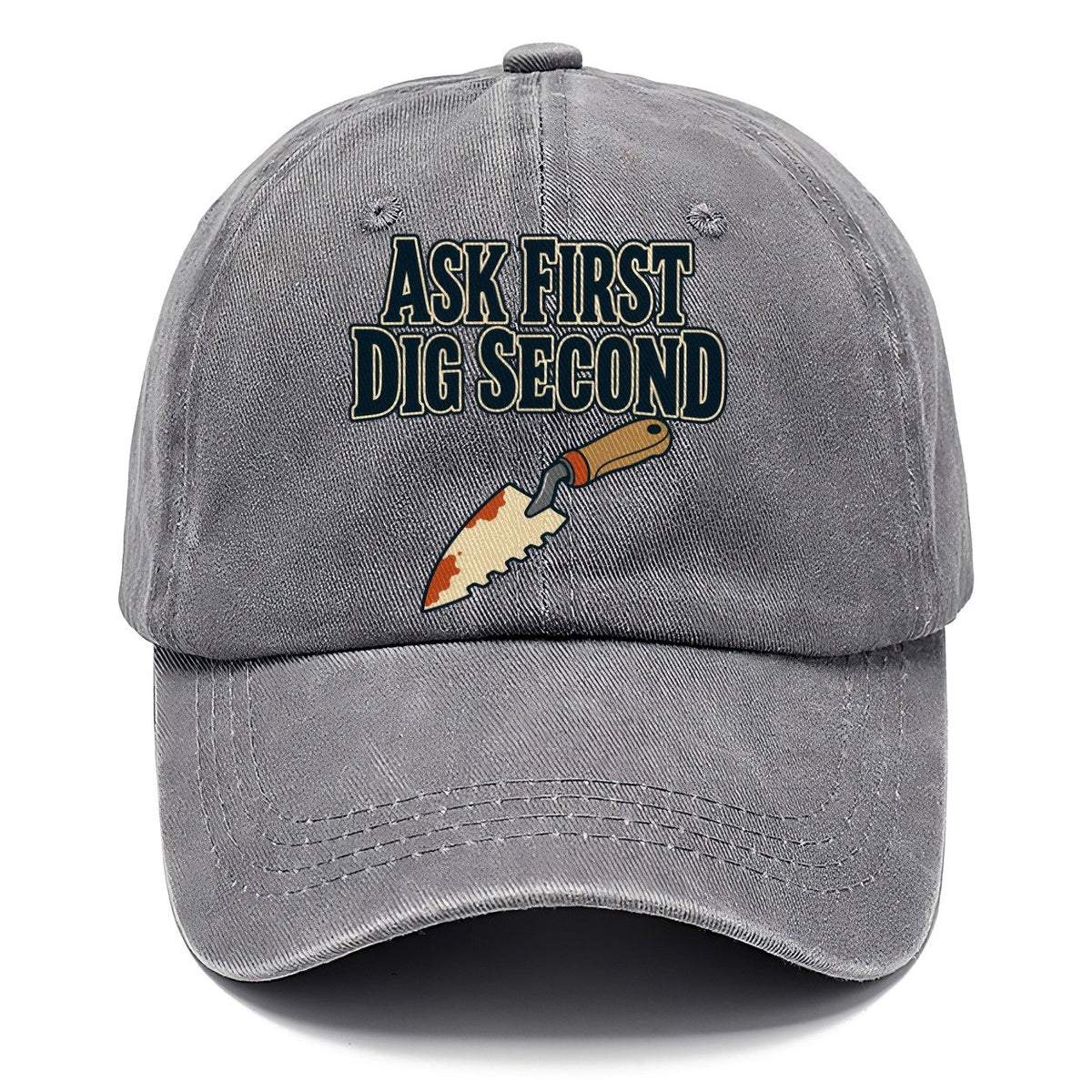 Ask First Dig Second Treasure Hunting Classic Cap – Urban Haze