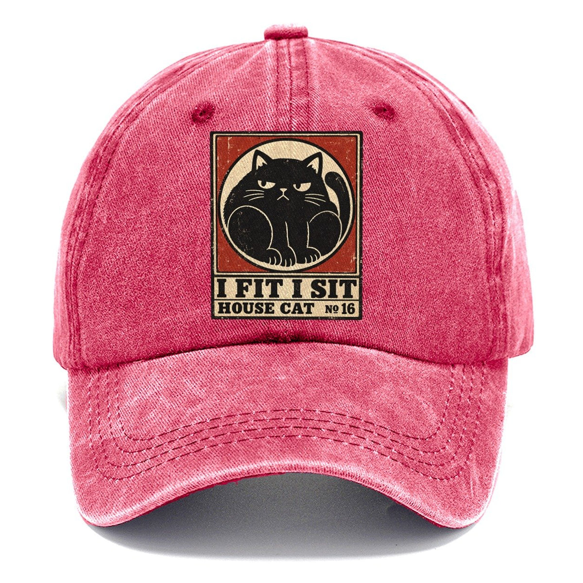 I Fit I Sit Neko Says No Classic Cap – Pomegranate Blush